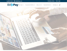 Tablet Screenshot of bill2pay.com